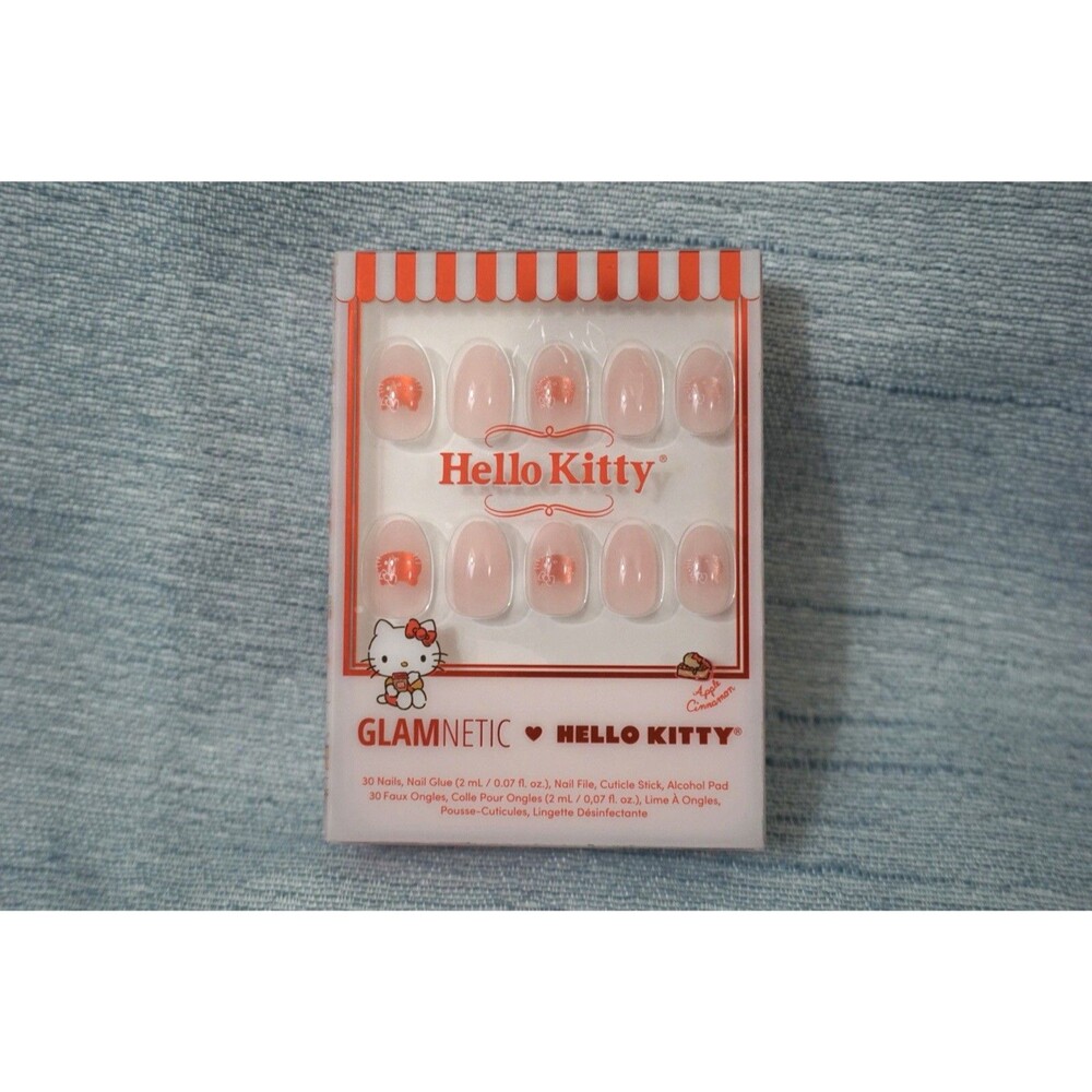 Glamnetic Hello Kitty & Friends Press On Nails Short Oval Long Lasting NEW